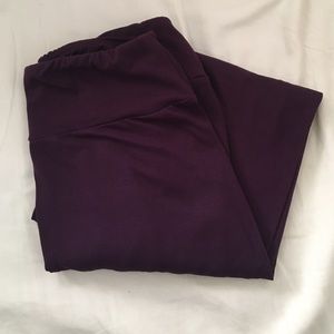 LuLaRoe OS Eggplant Leggings