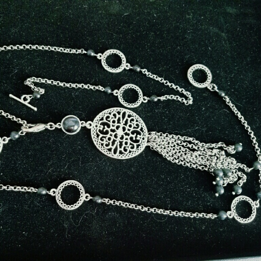 Lia Sophia Lyrical 32" Statement Necklace