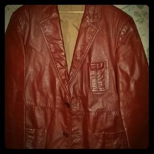 VINTAGE MEN'S LEATHER SPORTS JACKET