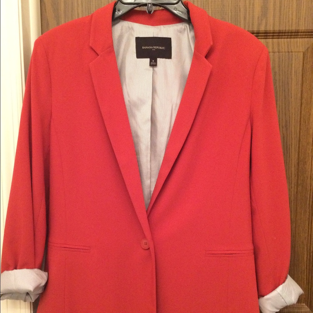 Orange Banana Republic Blazer