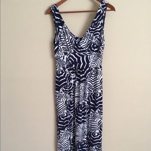 Lilly Pulitzer Maxi dress size Large - navy