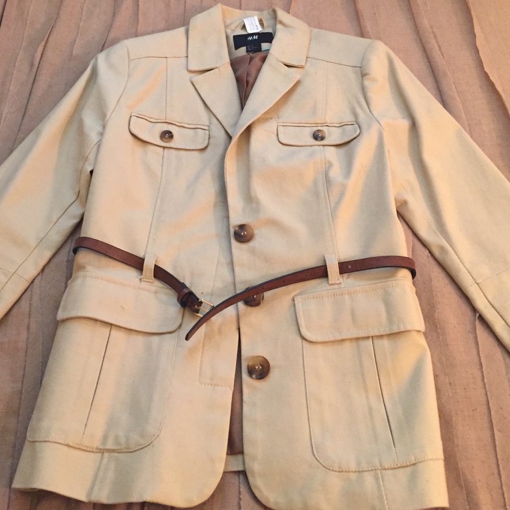 Safari Blazer | Jacket with belt.