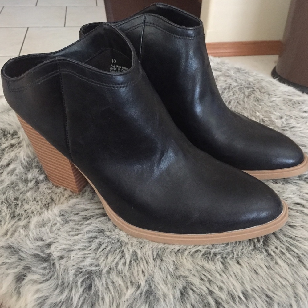 Open back booties