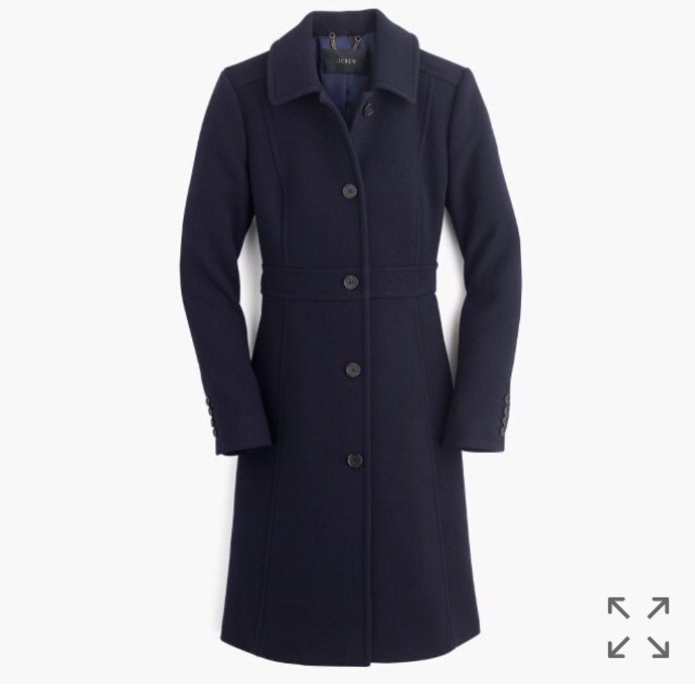 Coming soon - J Crew Italian Double Cloth Lady Day Coat Size 0