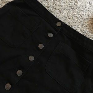 Black button Brandy Melville  skirt!