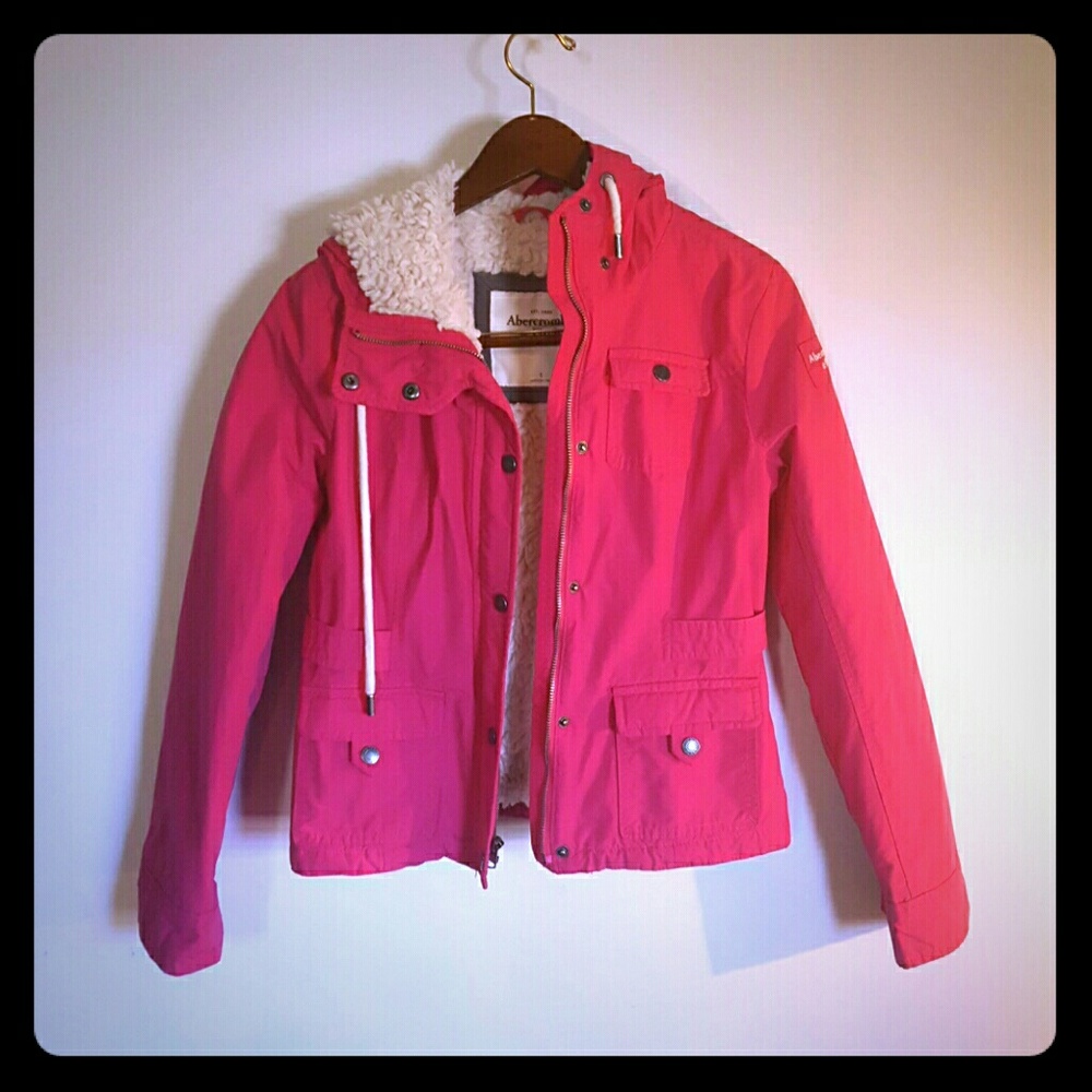Abercrombie & Fitch Sherpa Lined Parka