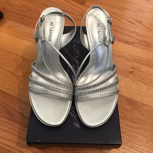 Metaphor Embellished Strappy Heels