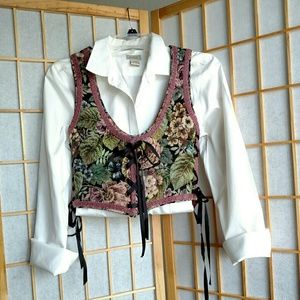 Floral Vest/RenFaire Bodice