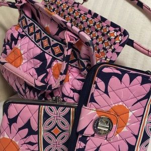 Vera Bradley LOVES ME... retired pattern purse set