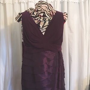 Empire waist surplus front 38" long dress