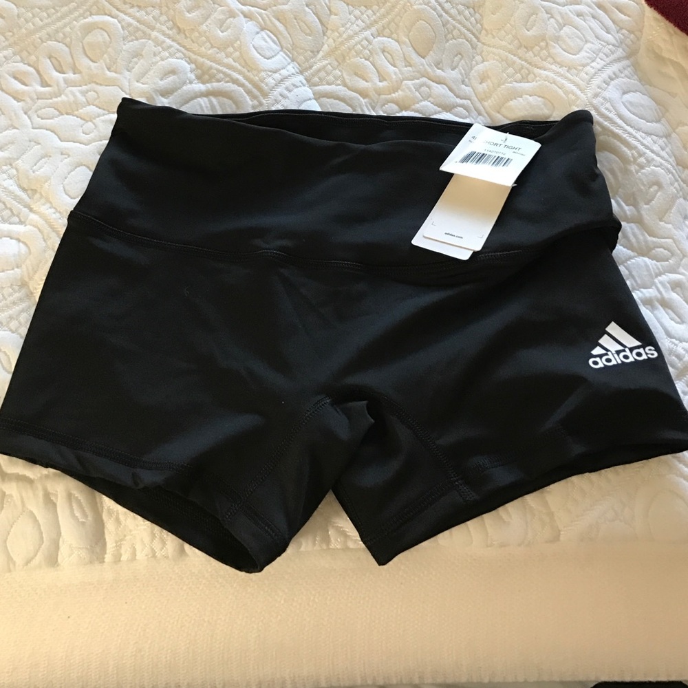 NWT Adidas spandex shorts