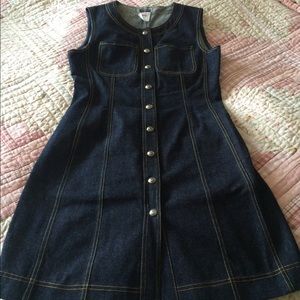 Chanel mini jeans dress