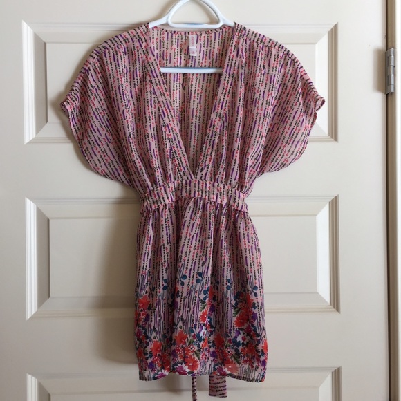Xhilaration Tops - Babydoll Kimono Top
