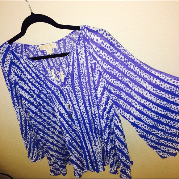 NWT Michael Kors patterned top - Picture 3 of 3