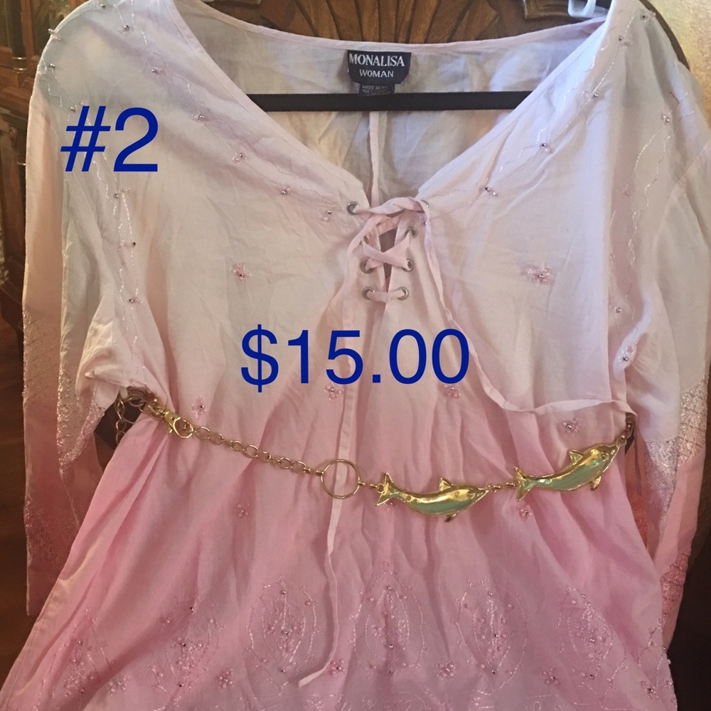 Pink blouse