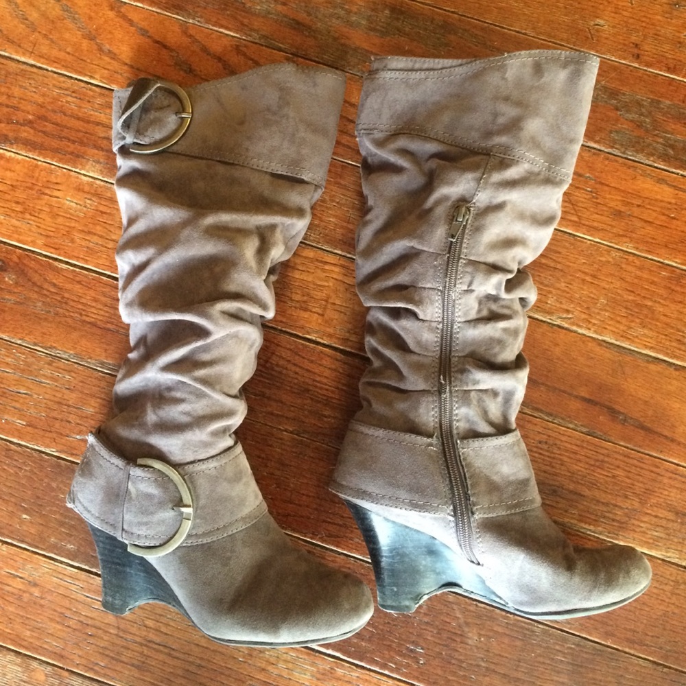 Suede Boots