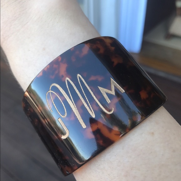 Mark & Graham Jewelry - Mark & Graham Tortoise Shell Braclet JMM initials