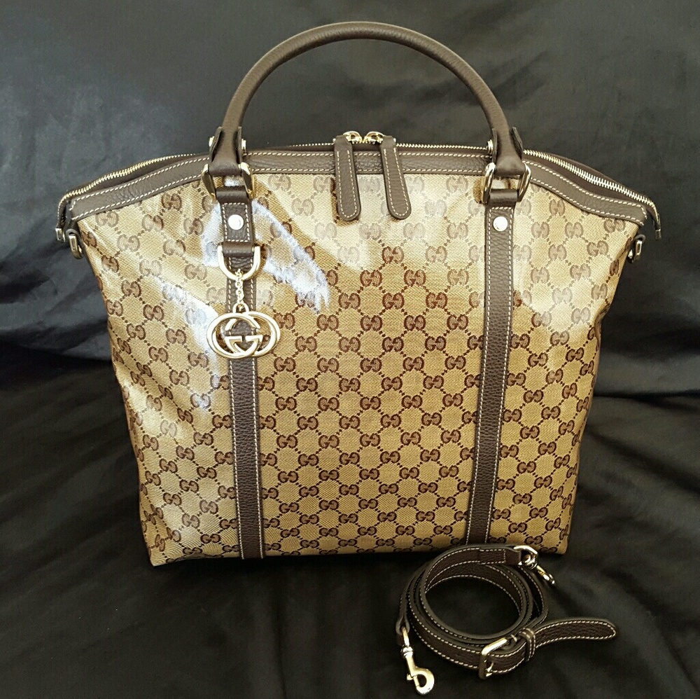 Gucci GG Crystal coated purse