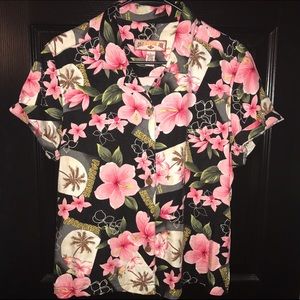 Floral button-down, "Hawaiian shirt"