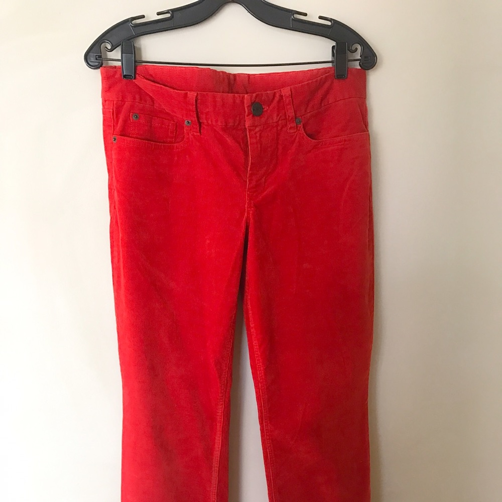 JCrew Red Corduroy Pants - Long
