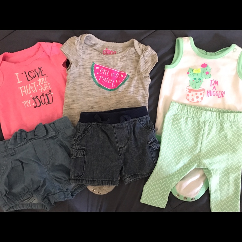 Baby girl clothes. Cool for the summer time.