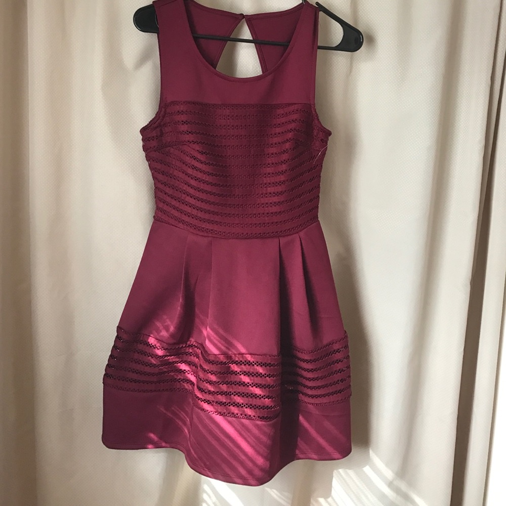 Burgundy Dress