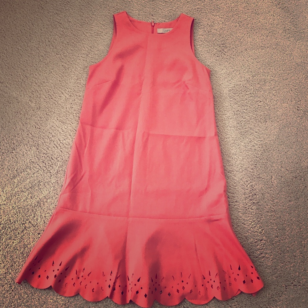 LOFT coral dress. Brand new!!