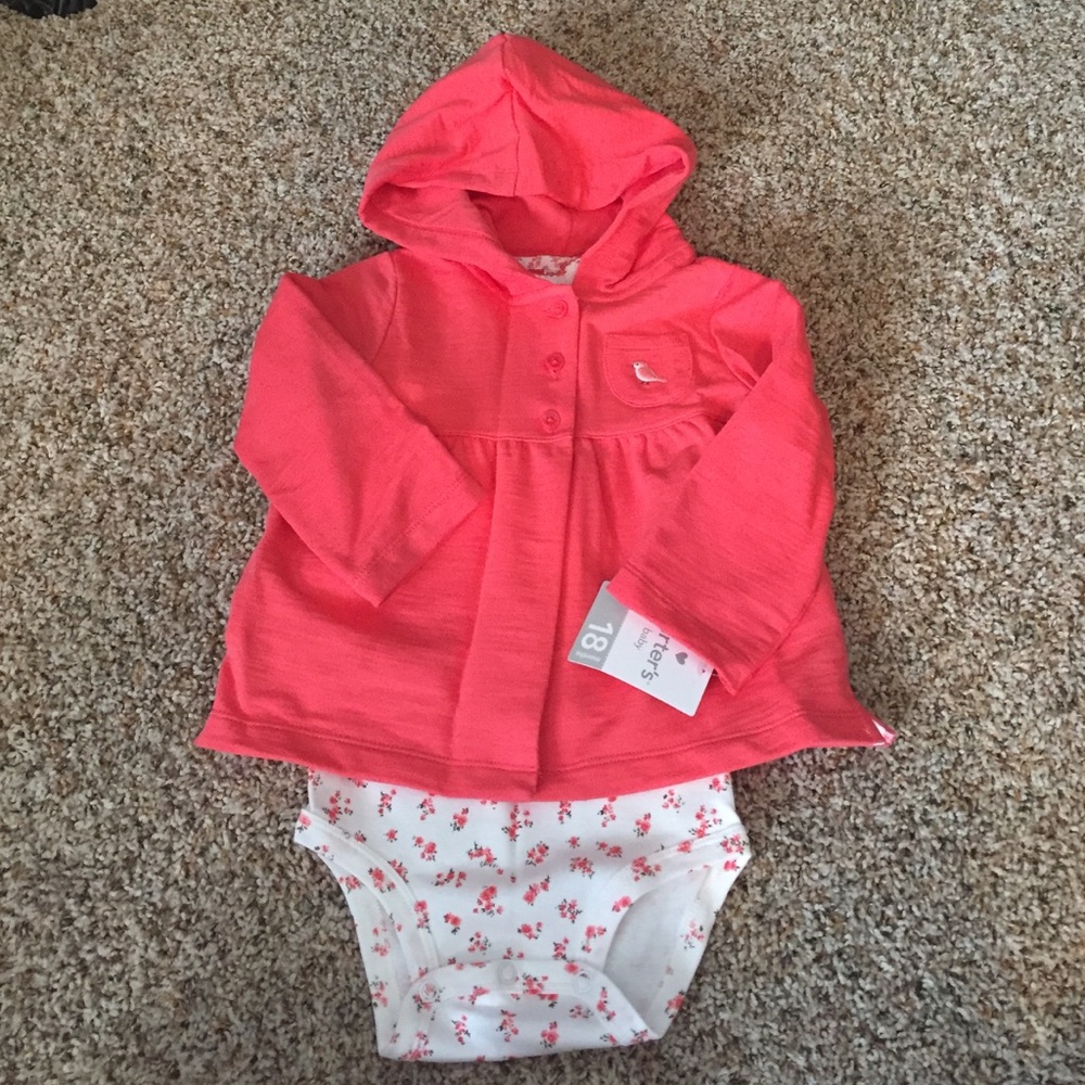 Brand New Little Girls Jacket and Flower Onesie 🌸