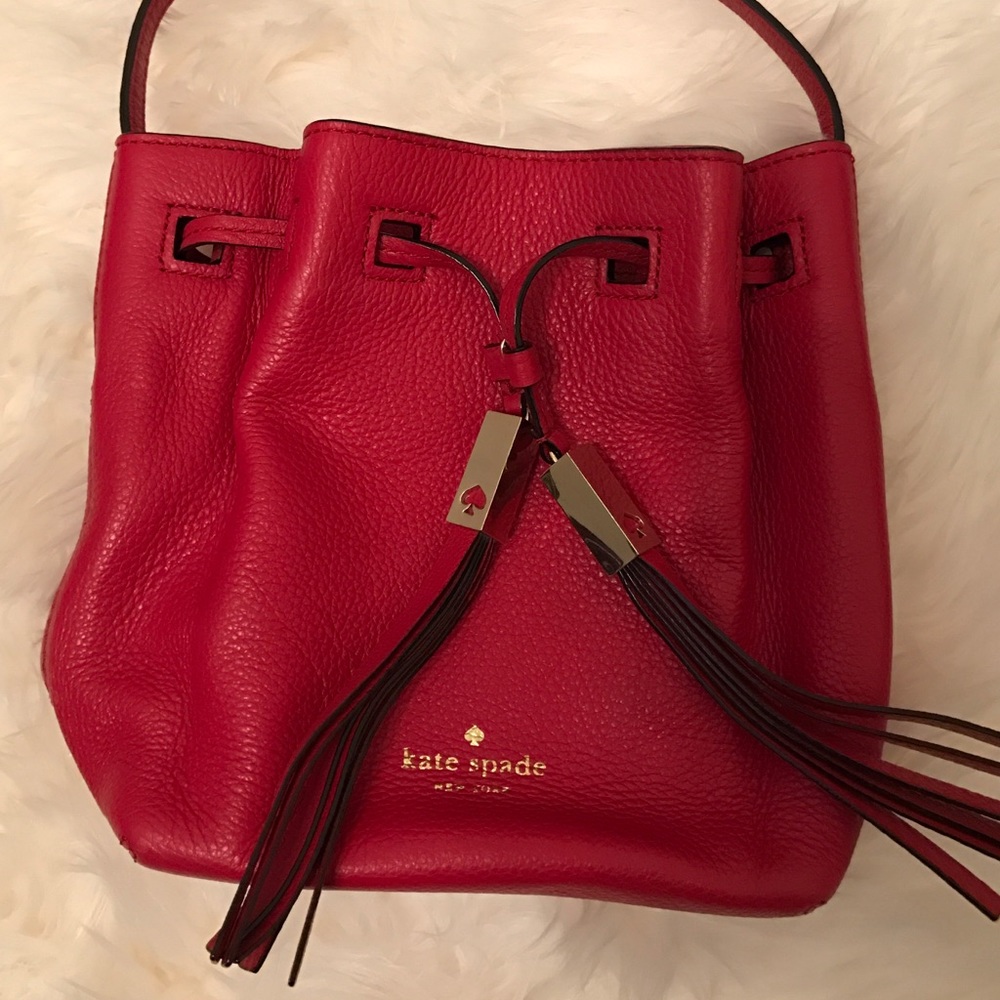 Kate spade red satchel