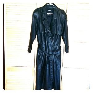 WILSONS LEATHER TRENCH COAT