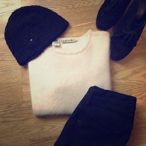 Short sleeve sweater shirt