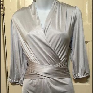 Ny&Co silver wrap top