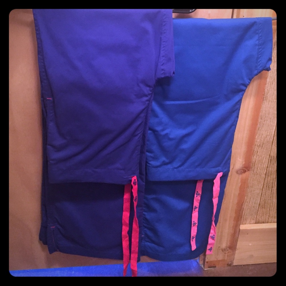 Med Couture scrub pants! 💜💙💜💙💜