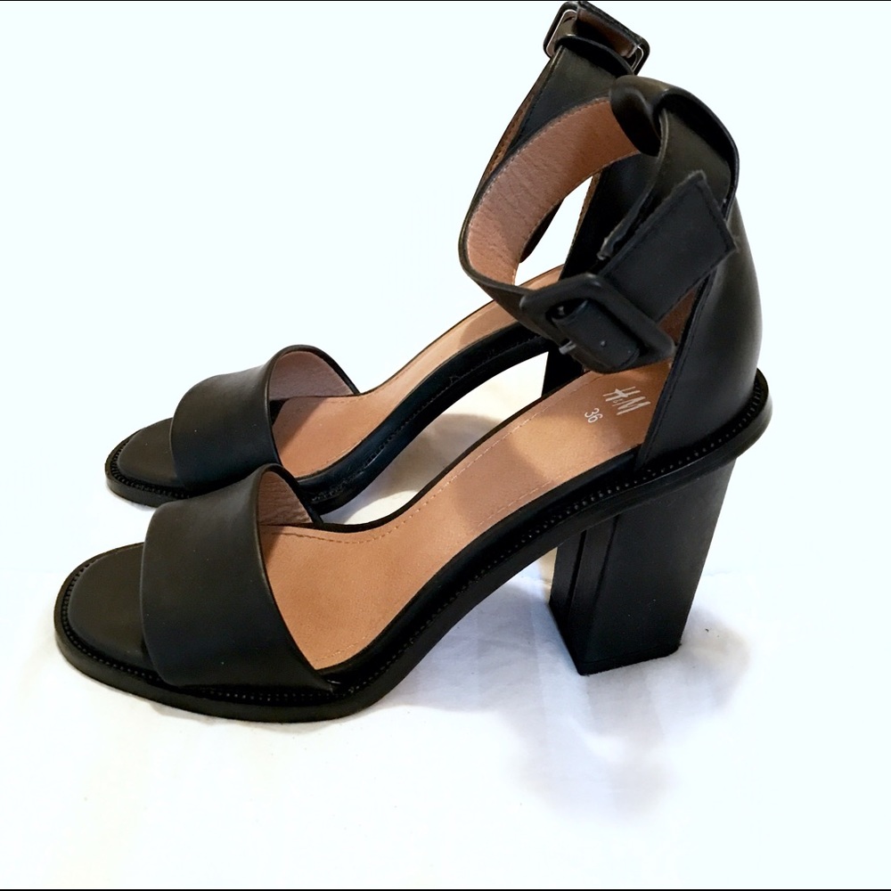 Black Strappy Heels