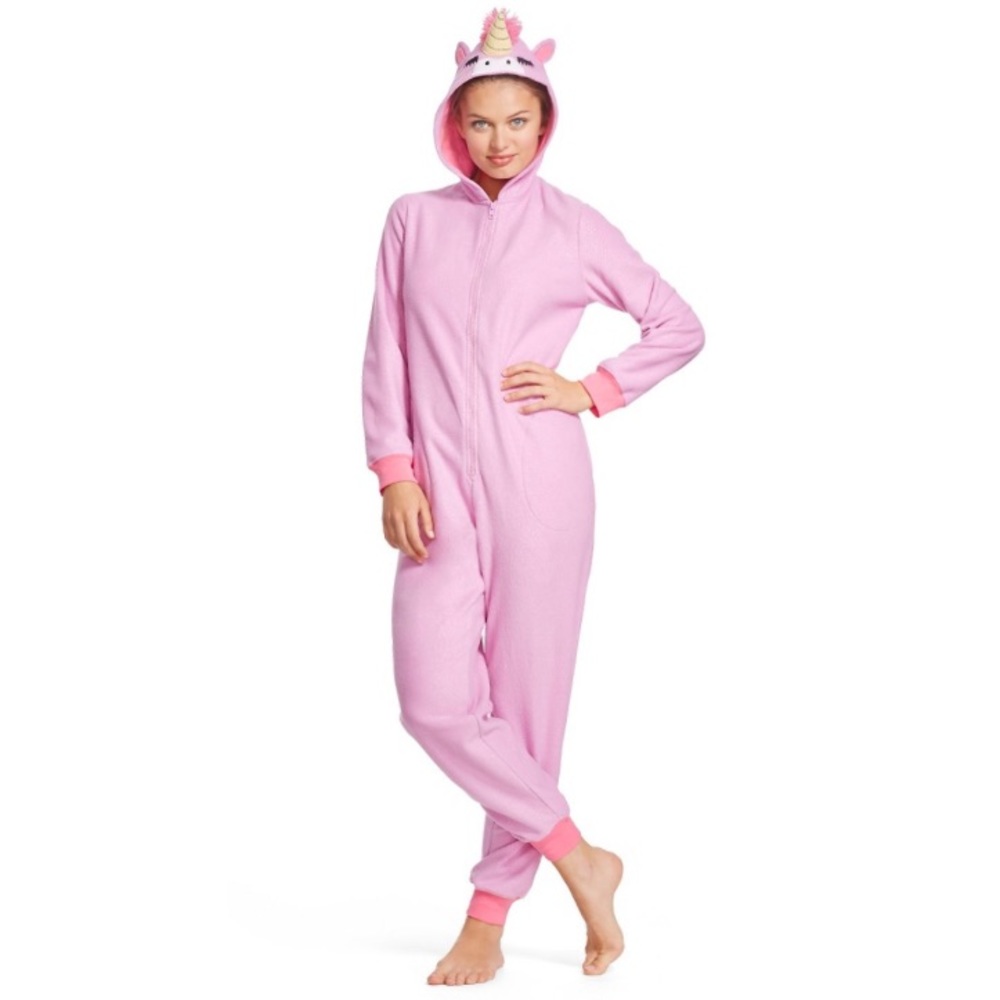 NEVER WORN Pink Unicorn Onesie Size Large