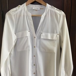Calvin Klein silk blouse