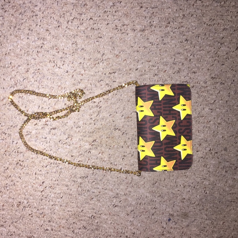 Authentic Moschino x Nintendo Cross body wallet