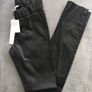 Les Chiffoniers genuine leather leggings