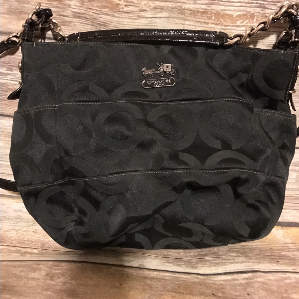 All Black Coach Crossbody. Great condition