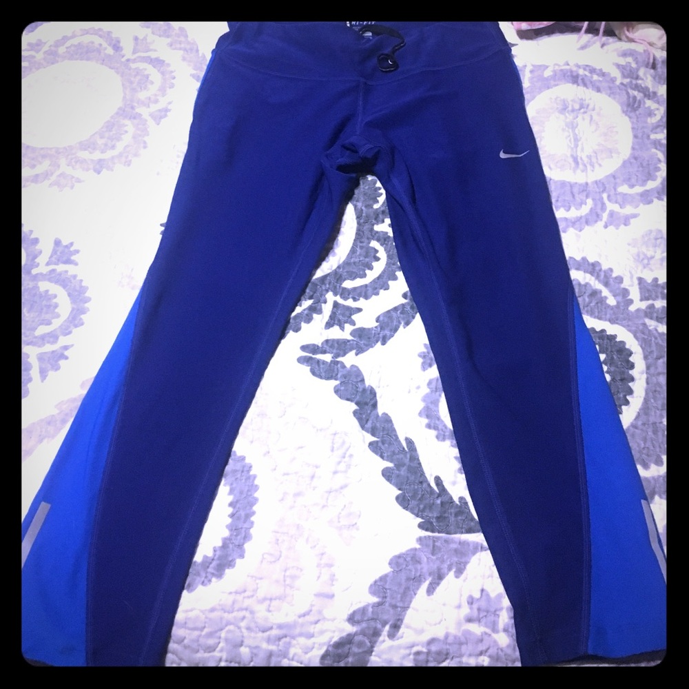 Blue Nike Capri