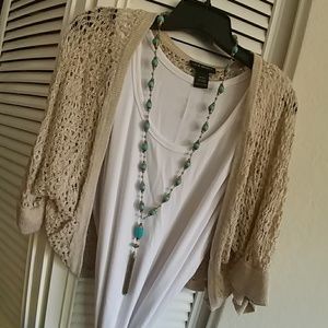 Cocoon crochet shrug