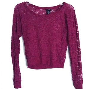 Laced Long Sleeve Shirt