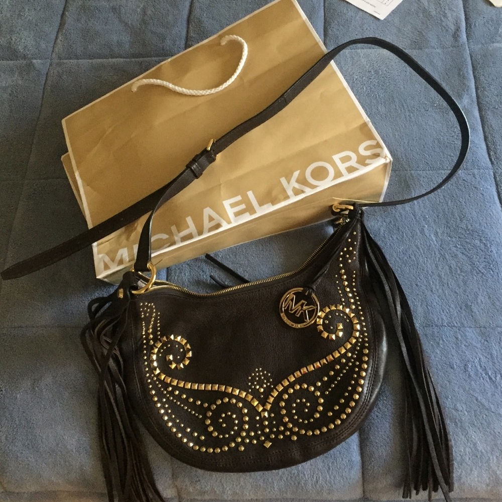 Michael Kors unique leather purse