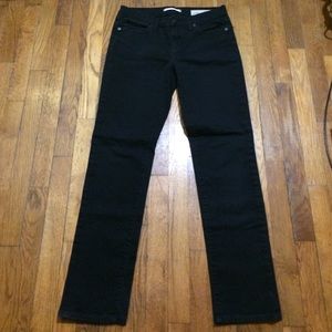 Gap 1969 Black Jeans Straight Fit Slim Size 6