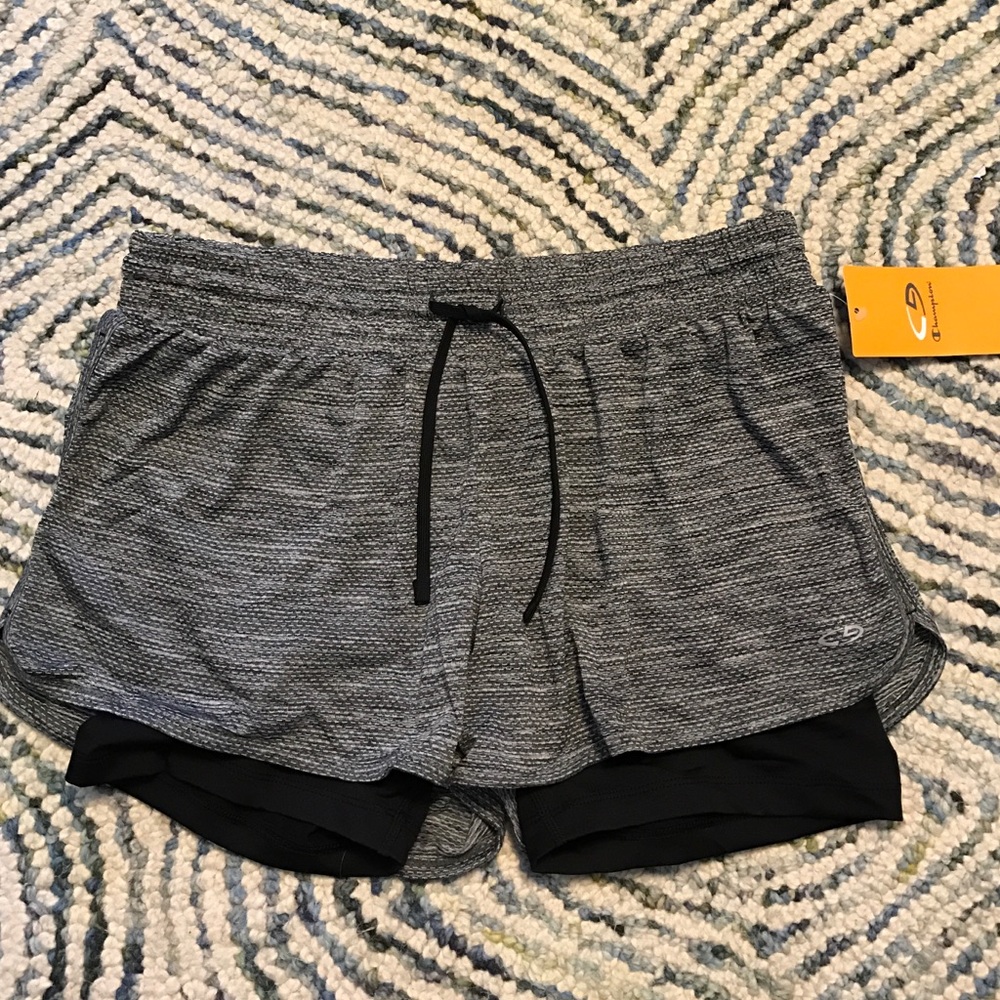 Gray DuoDry Champion shorts