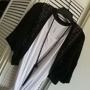 Cocoon crochet shrug