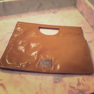 Nine West Mustard clutch