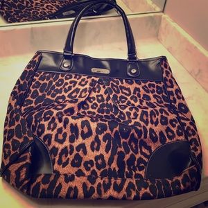 Jessica Simpson leopard print large bag