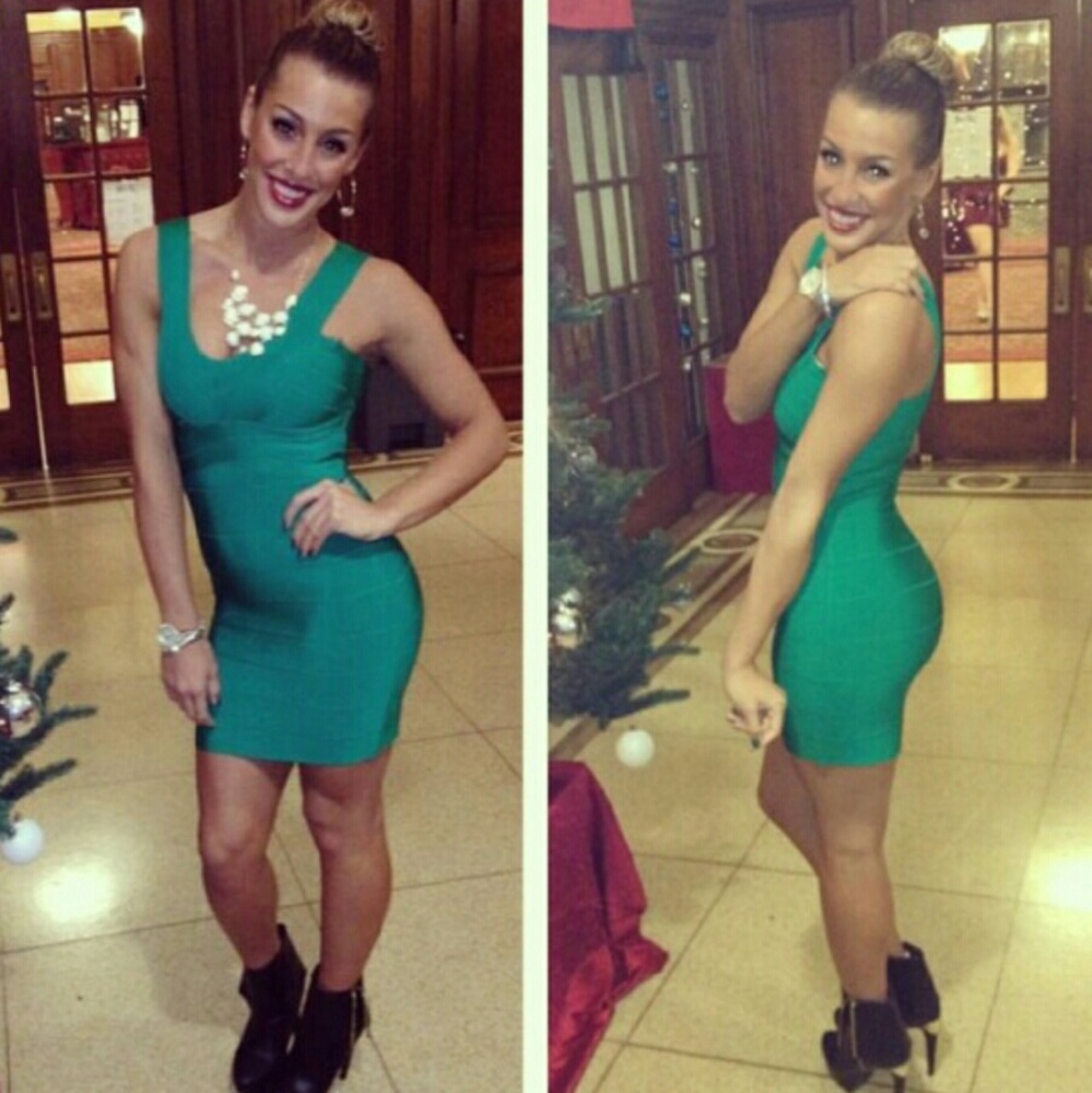 Green Bandage dress