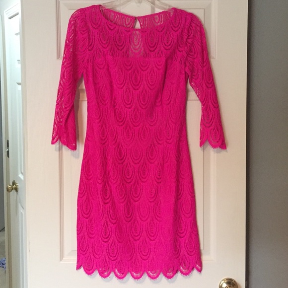 Lilly Pulitzer Dresses & Skirts - *NEVER WORN* Magenta Lilly Pulitzer Hera Dress